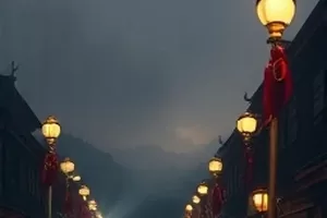新番连载潮汐档案横版封面，少女与泡水胶片档案柜